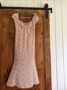 princess polly noda dress princess polly noda midi dress , size 0 best fits an